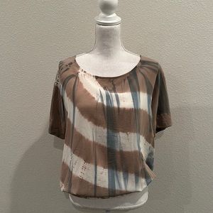 Gypsy 05 Open back tie dye silk top